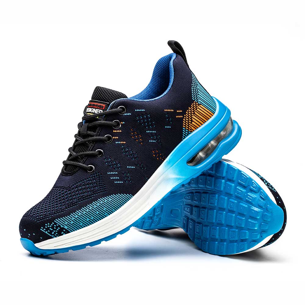 Men's Lace-Up Air-Cushion Safety Shoes