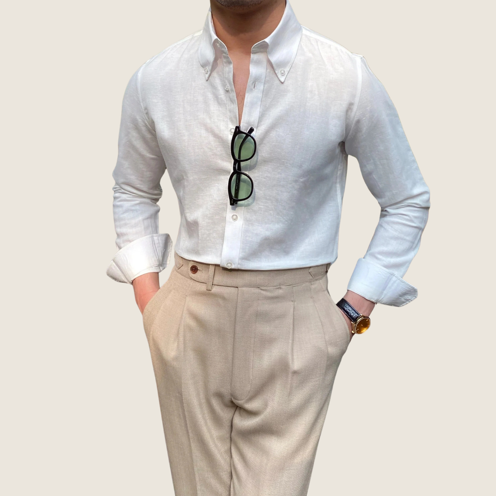 Men's Slim Fit Button-Down Shirt