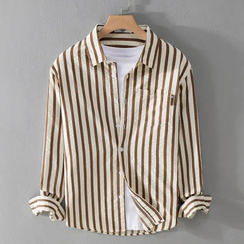Men's Printed Button-Up Shirt