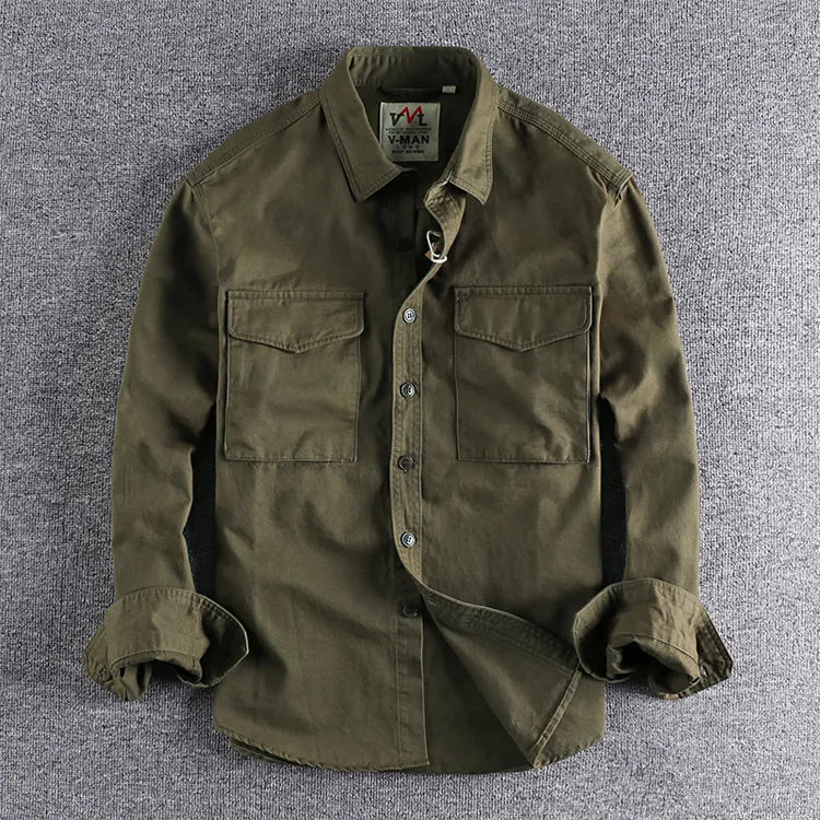 Men's Utility Button-Up Overshirt