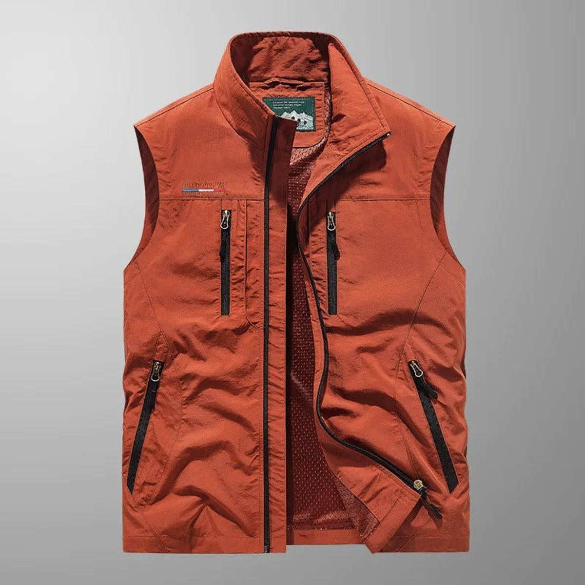 Men's Lightweight Multi-Pocket Cargo Gilet