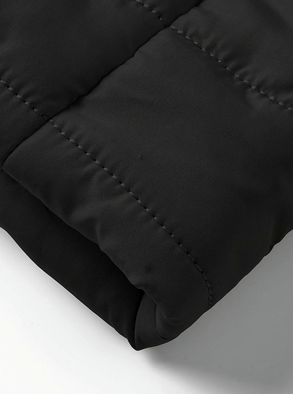 Men's Horizontal-Quilted Packable Zip-Up Puffer Jacket