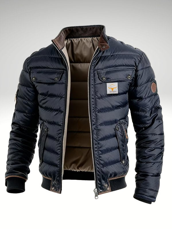 Men's Lightweight Quilted Bomber Jacket