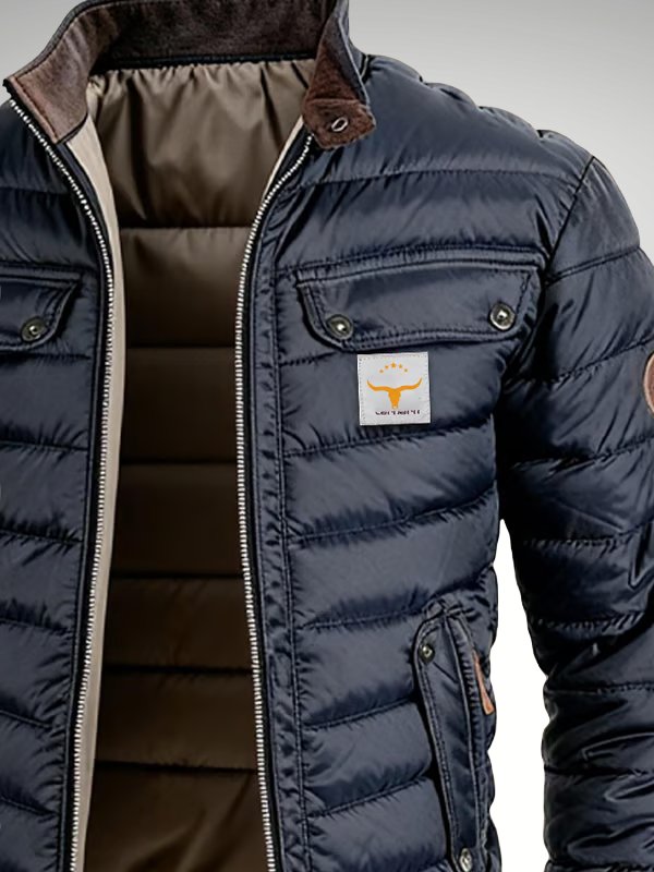 Men's Lightweight Quilted Bomber Jacket