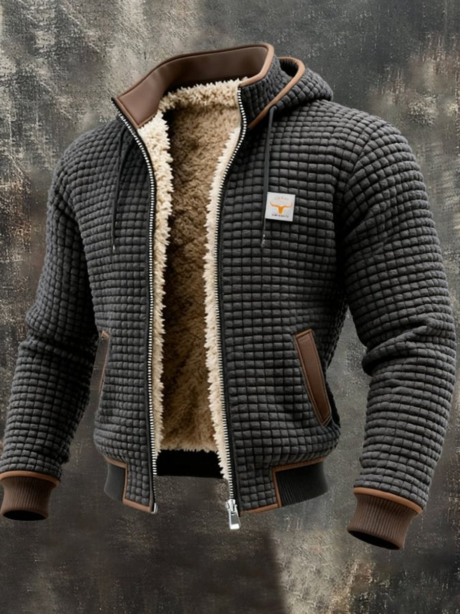 Men's Quilted Fleece-Lined Jacket