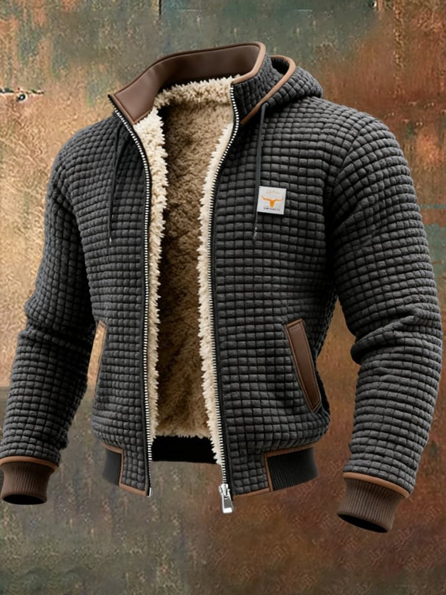 Men's Quilted Fleece-Lined Jacket