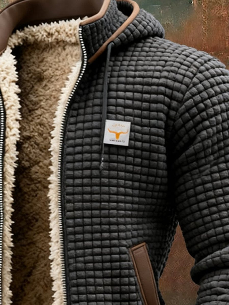 Men's Quilted Fleece-Lined Jacket