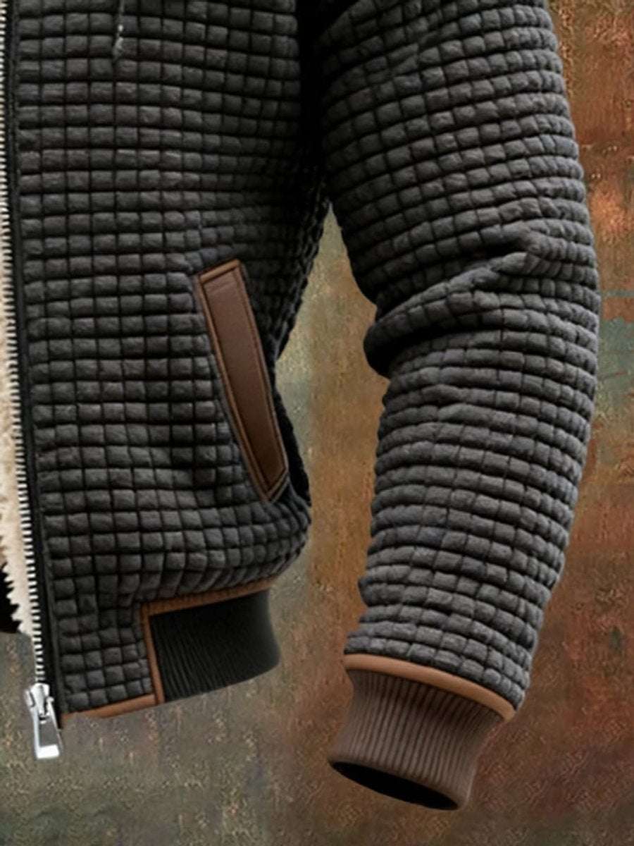 Men's Quilted Fleece-Lined Jacket