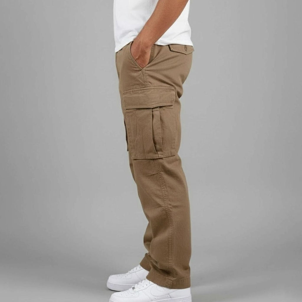 Men's Streetwear Relaxed Fit Cargo Pants