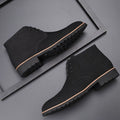Men's Suede Chukka Lace-Up Boots - Black