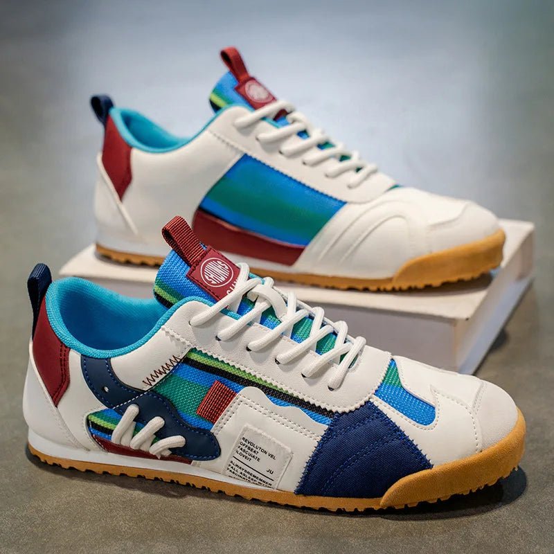 Men's Suede Mesh Trail Sneakers