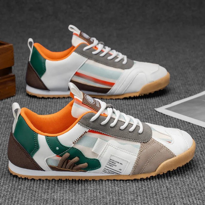 Men's Suede Mesh Trail Sneakers