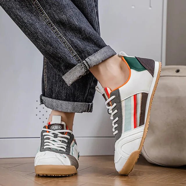 Men's Suede Mesh Trail Sneakers