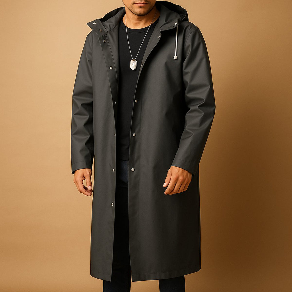 Men's Waterproof Hooded Rain Jacket