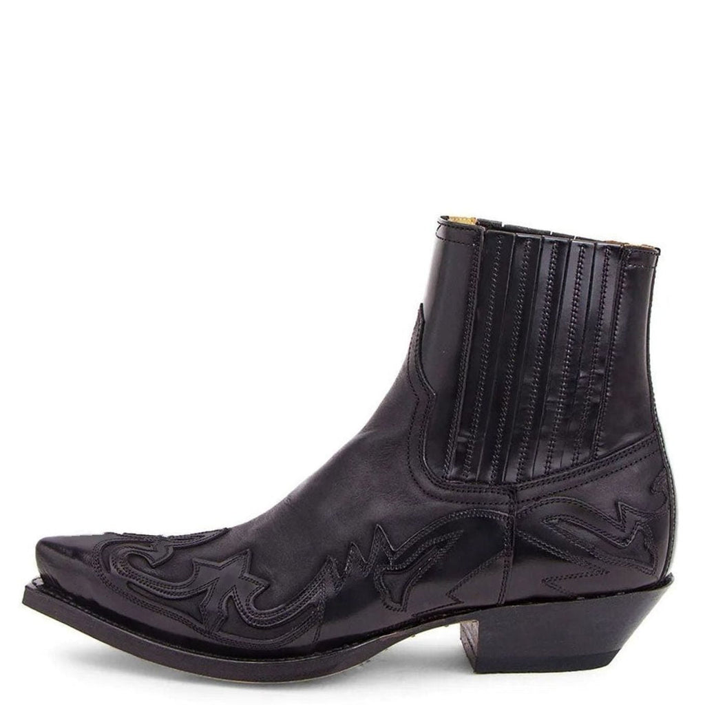 Men's Western Embroidered Chelsea Boots