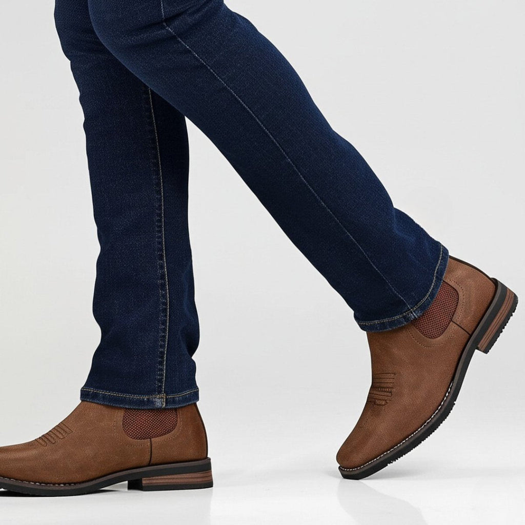 Men's Western Chelsea Slip-On Boots
