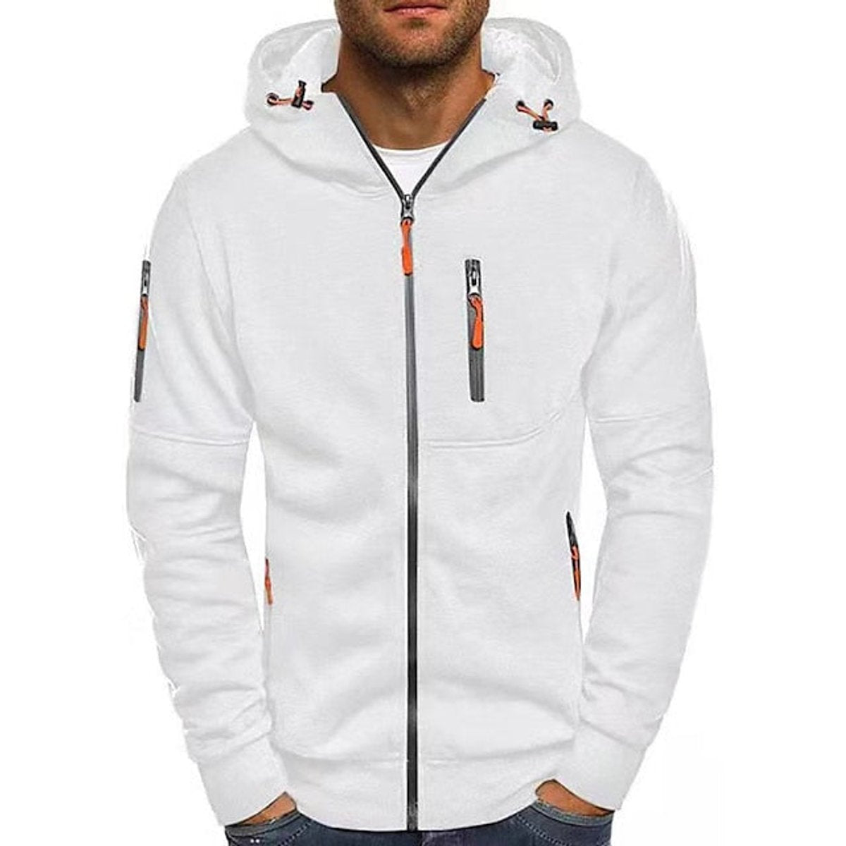 Men's Zip-Up Fleece Hoodie