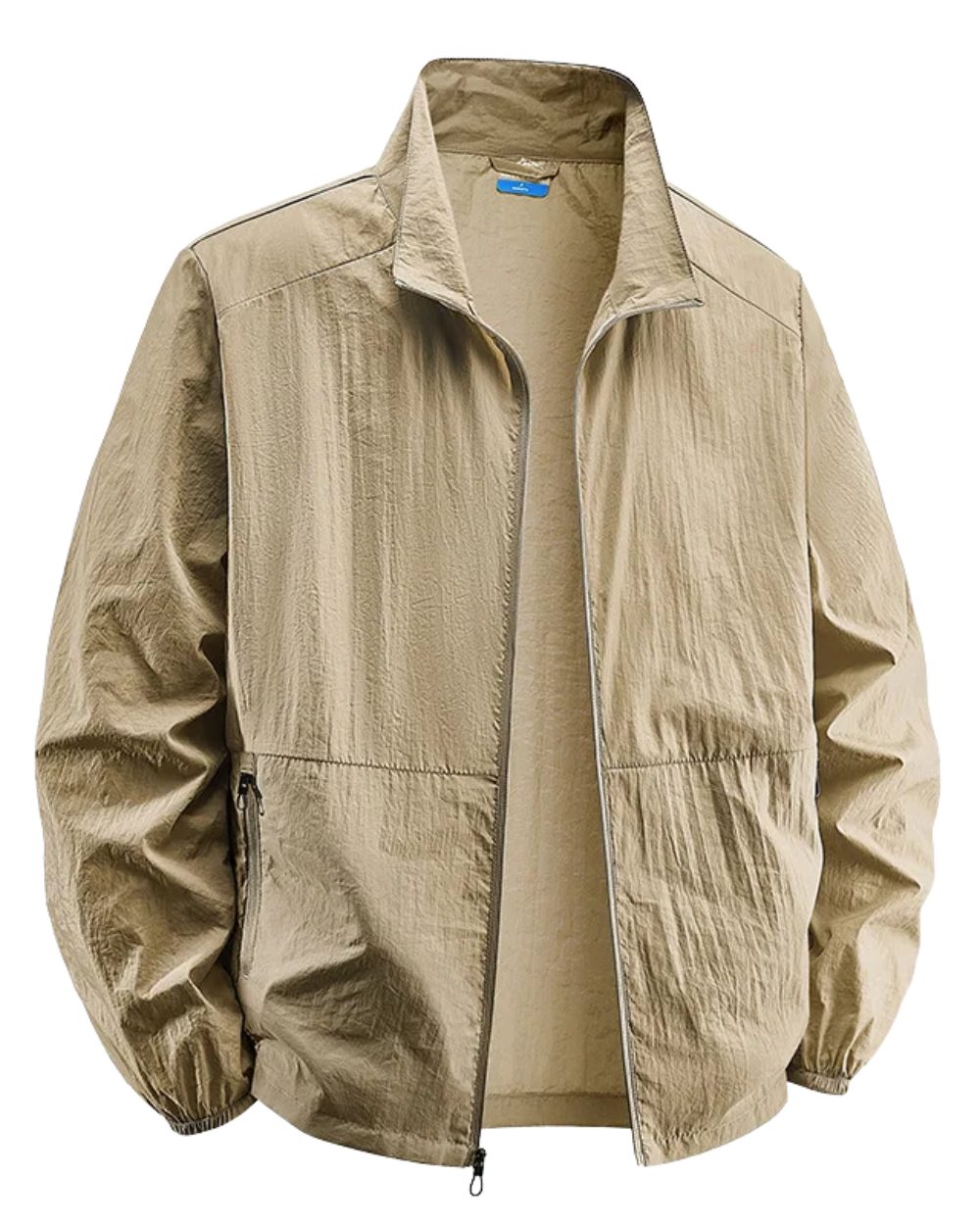Men's Lightweight Textured Zip-Up Jacket