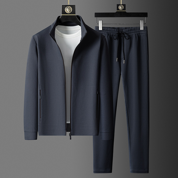 Men's Slim Fit Two-Piece Tracksuit - Navy