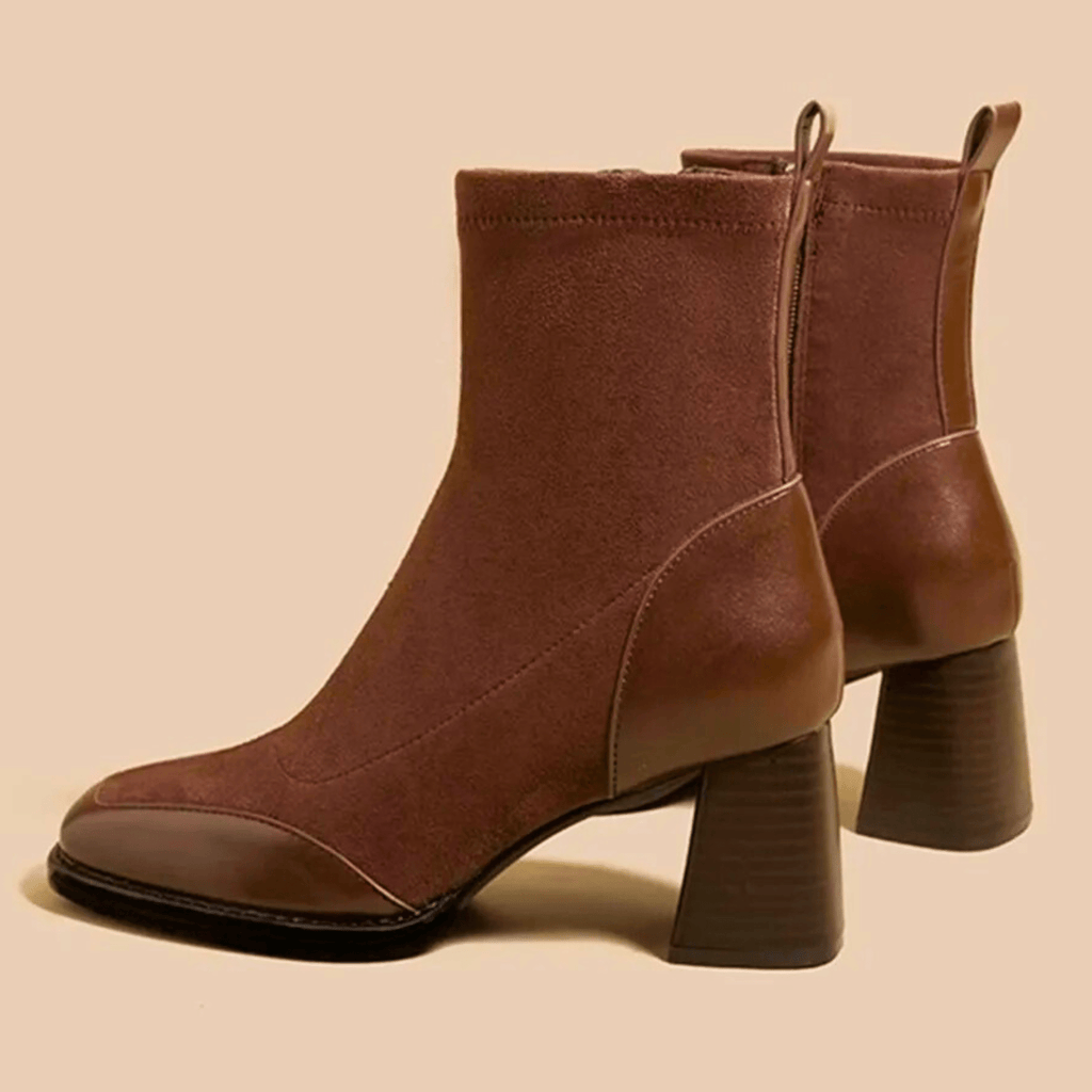 Women's Classic Block Heel Ankle Boots