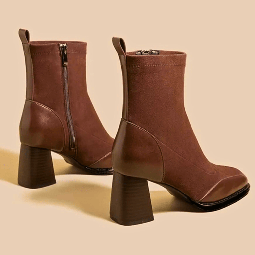Women's Classic Block Heel Ankle Boots