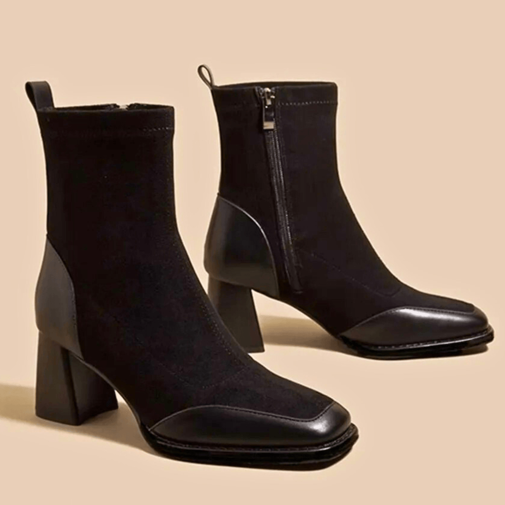 Women's Classic Block Heel Ankle Boots