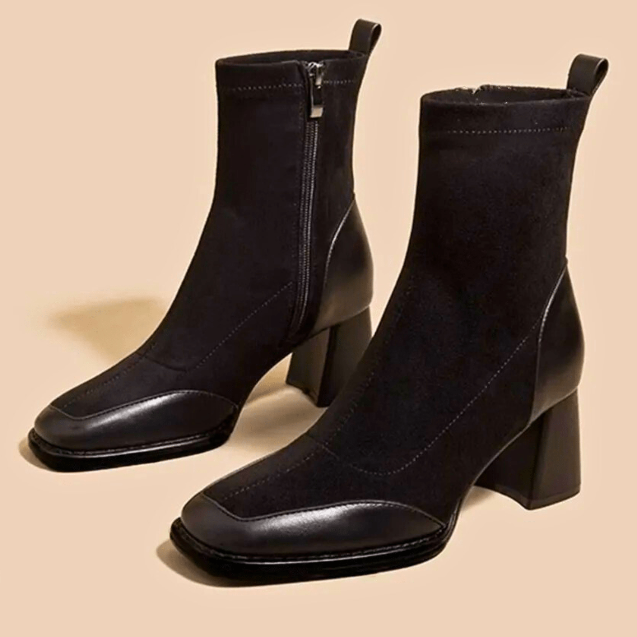 Women's Classic Block Heel Ankle Boots