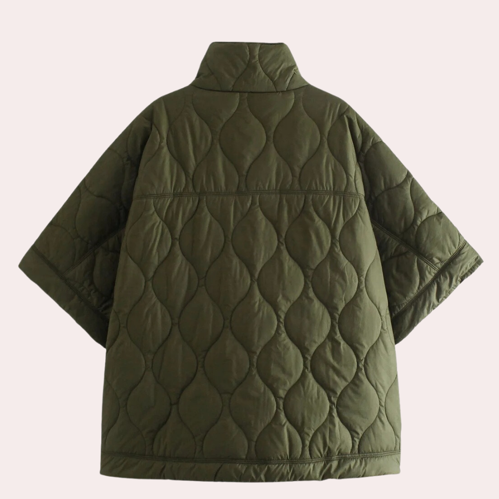 Women's Lightweight Quilted Cape Jacket