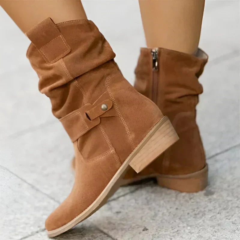 Women's Orthopedic Faux-Suede Boots