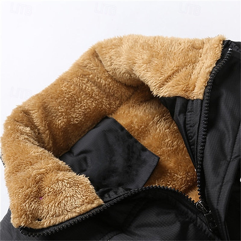 Men's Sherpa-Lined Puffer Vest