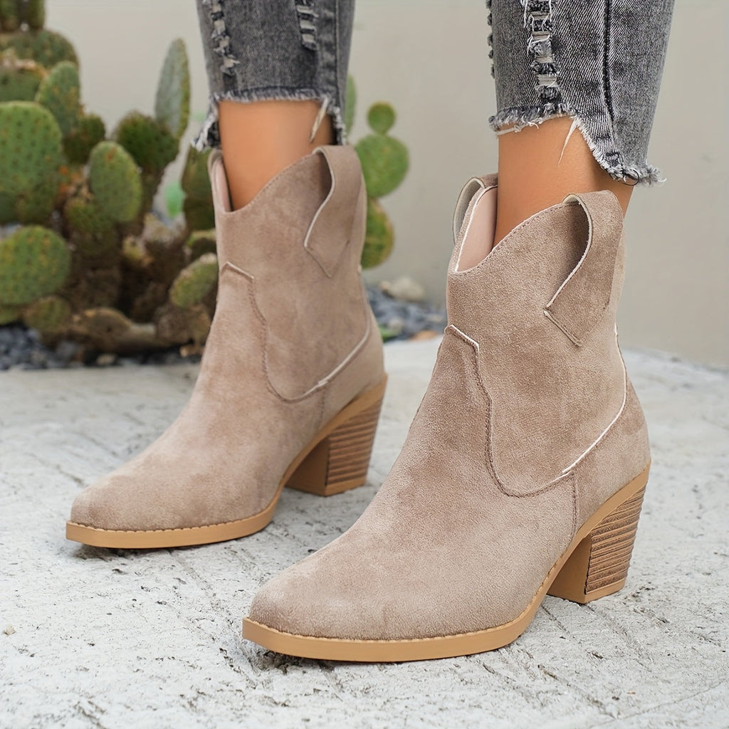 Women's Western Pull-On Chelsea Ankle Boots