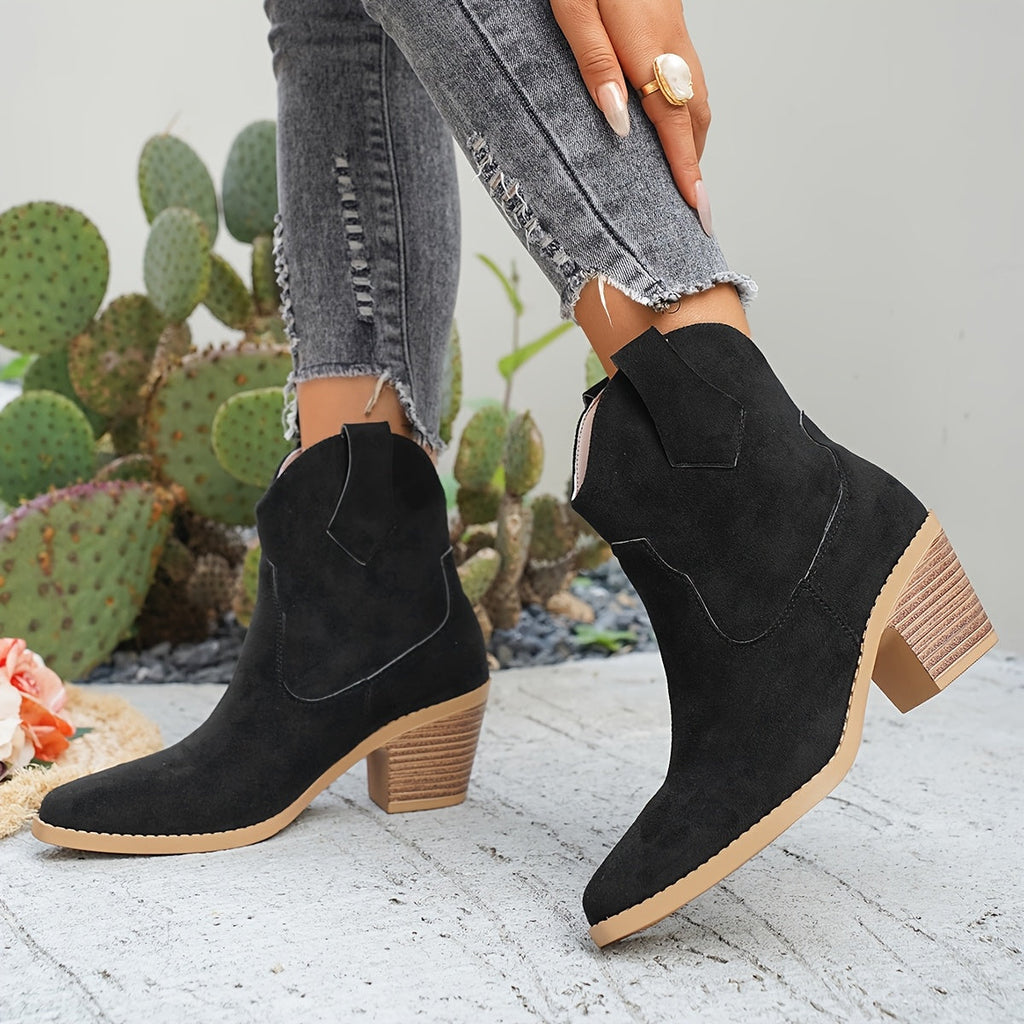 Women's Western Pull-On Chelsea Ankle Boots