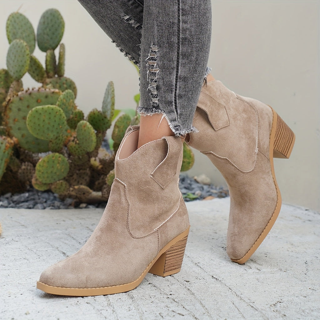 Women's Western Pull-On Chelsea Ankle Boots