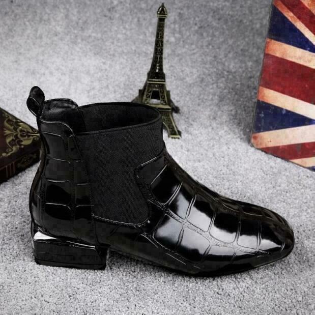 Women's Flexible Rubber-Sole Leather Boots