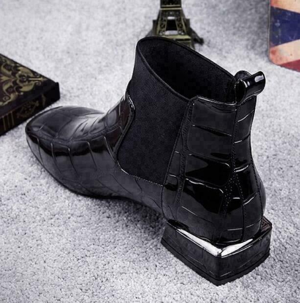 Women's Flexible Rubber-Sole Leather Boots