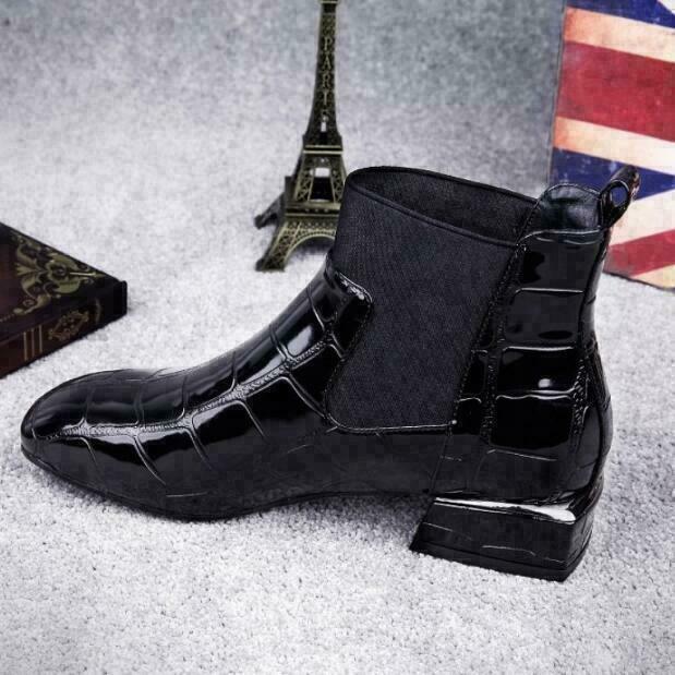 Women's Flexible Rubber-Sole Leather Boots