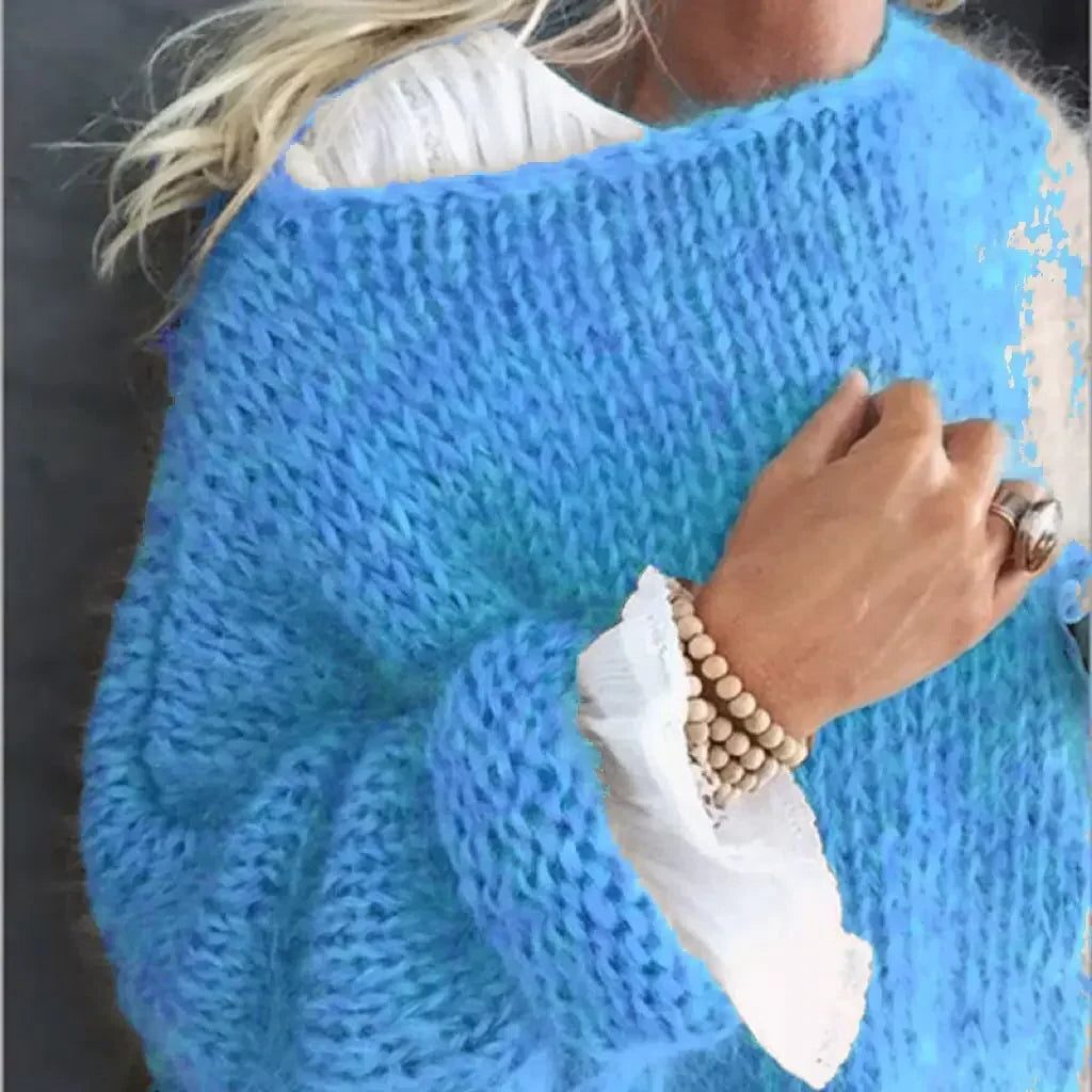 Women's Mohair Knit Oversized Sweater