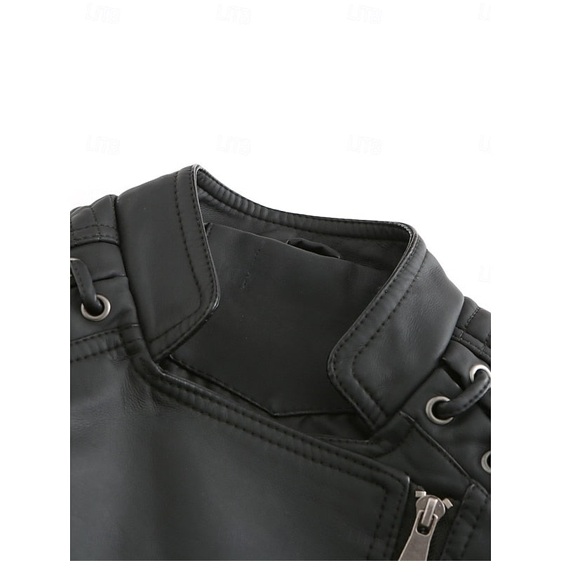 Women's Sleek Tailored Biker Jacket