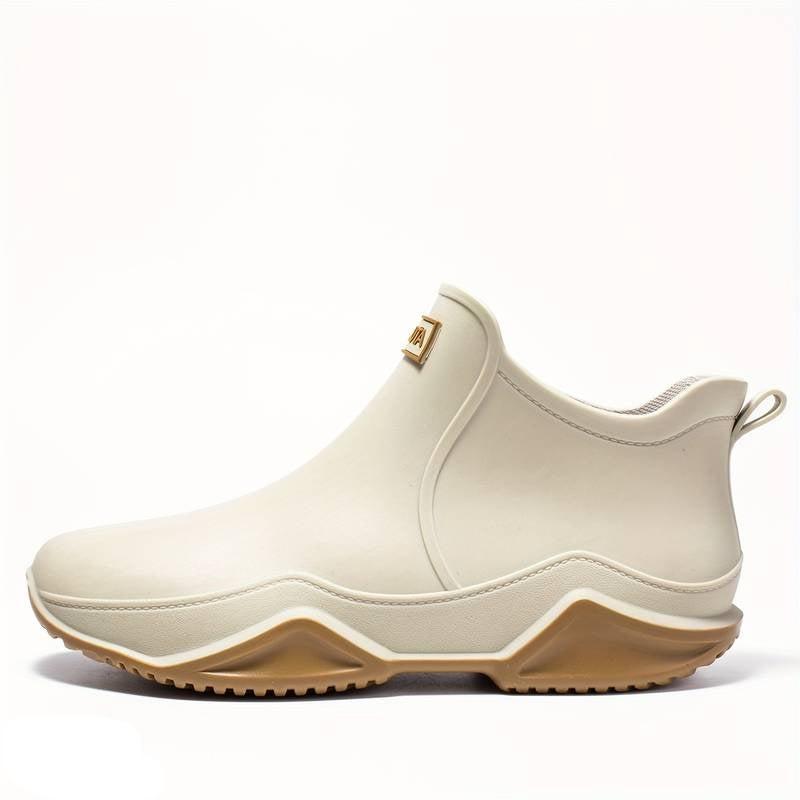 Women's Waterproof Mid-Calf Comfort Boots - Beige
