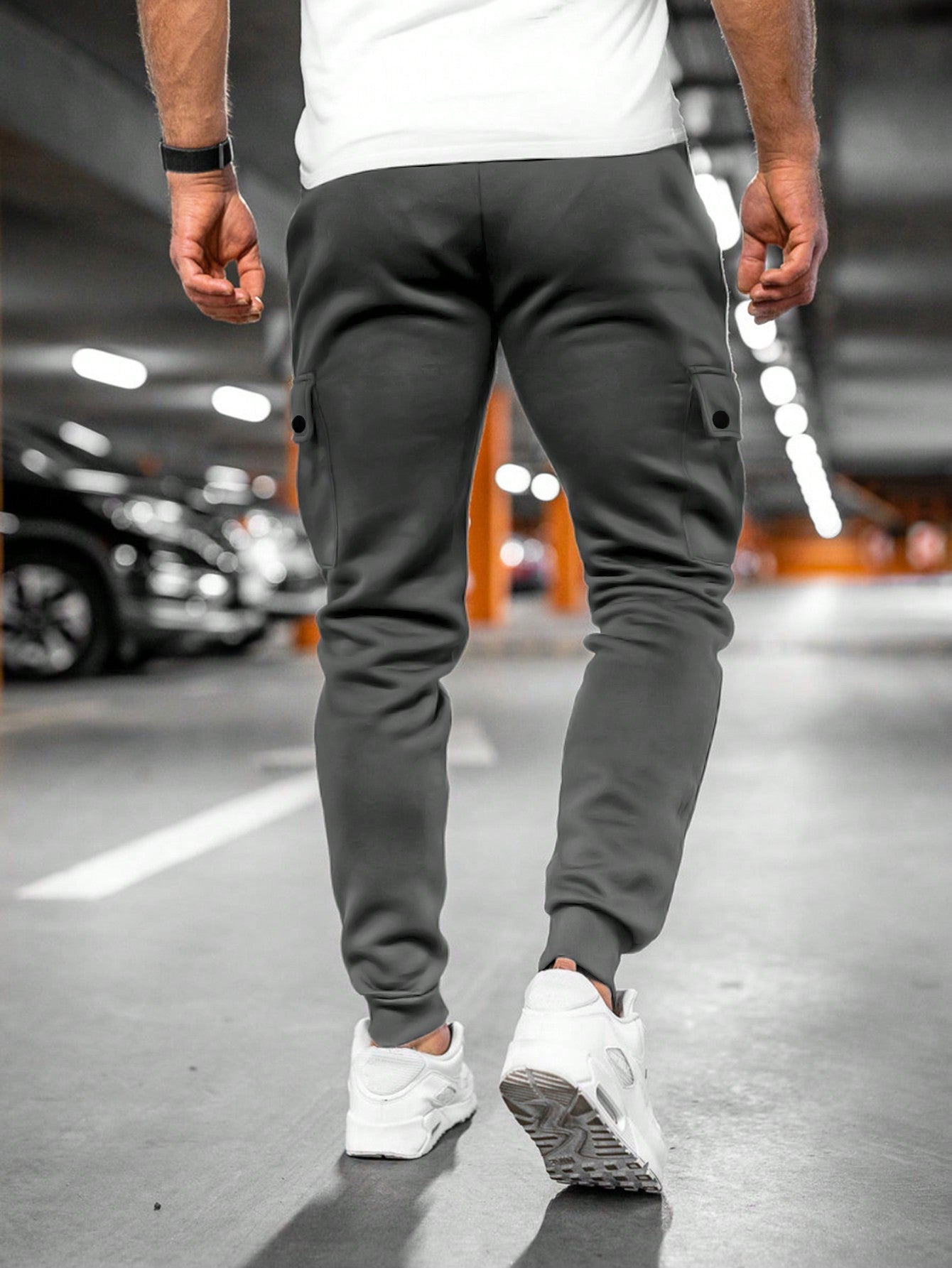 Men's Lightweight Stretch Cropped Jogging Pants