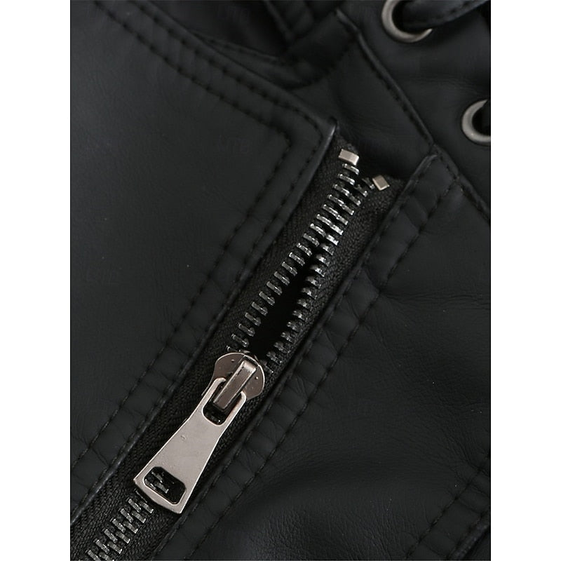 Women's Sleek Tailored Biker Jacket