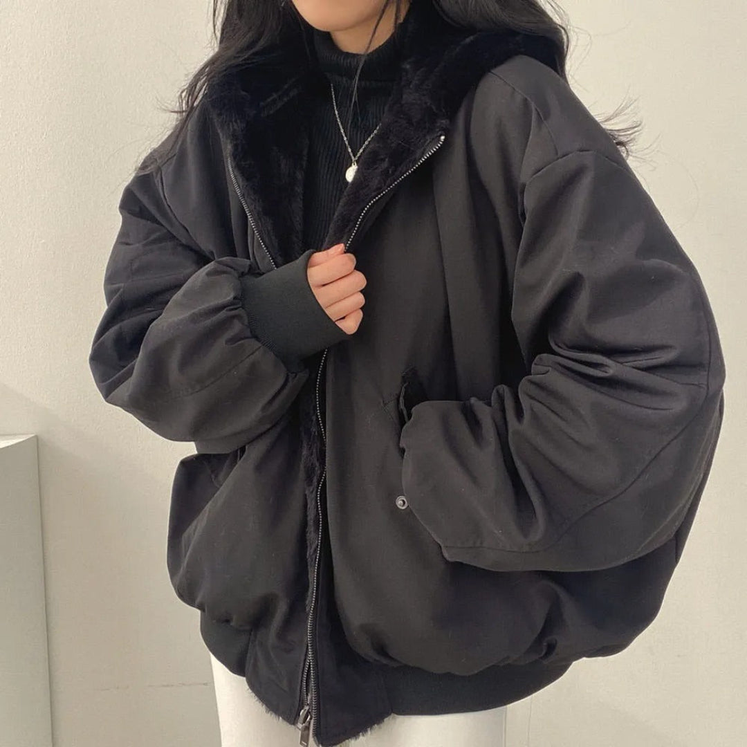 Women's Oversized Bomber Jacket