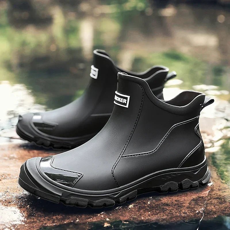 Waterproof Chelsea Ankle Rain Boots