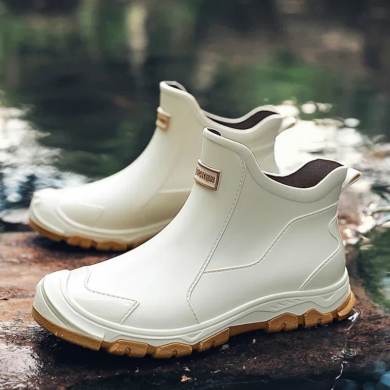 Waterproof Chelsea Ankle Rain Boots