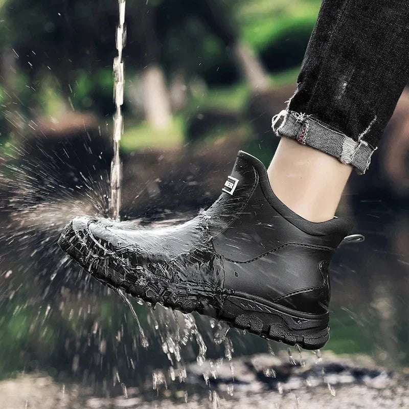 Waterproof Chelsea Ankle Rain Boots