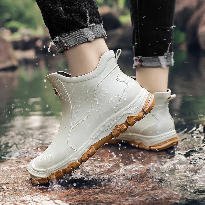 Waterproof Chelsea Ankle Rain Boots
