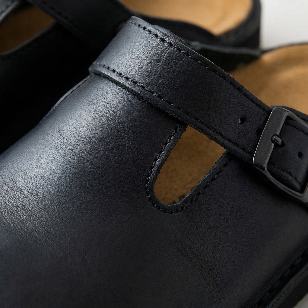 Women's Leather Slip-On Clog Boots