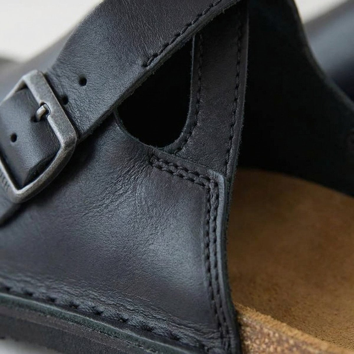 Women's Leather Slip-On Clog Boots