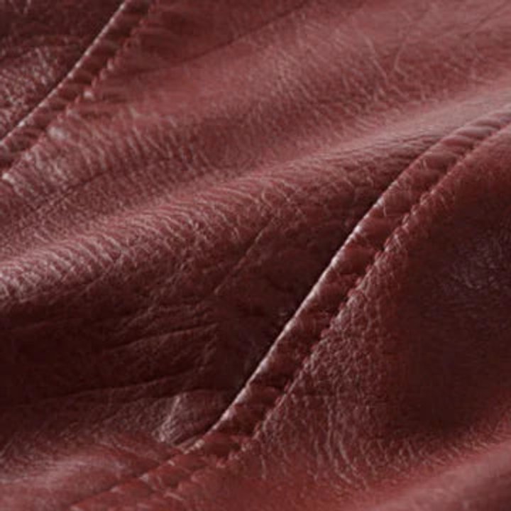Women's Cropped Belted Faux Leather Jacket