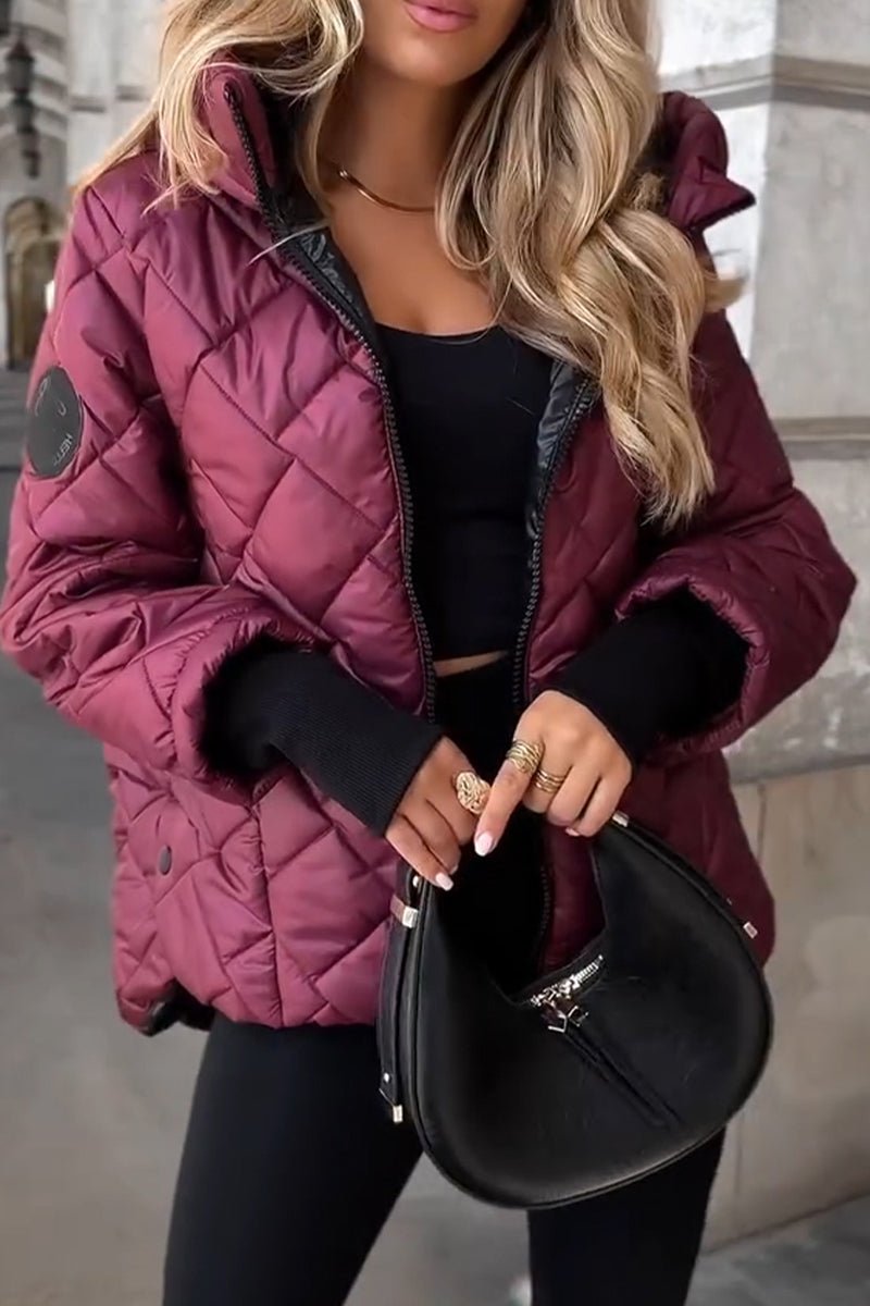 Women's Diamond Quilted Puffer Jacket